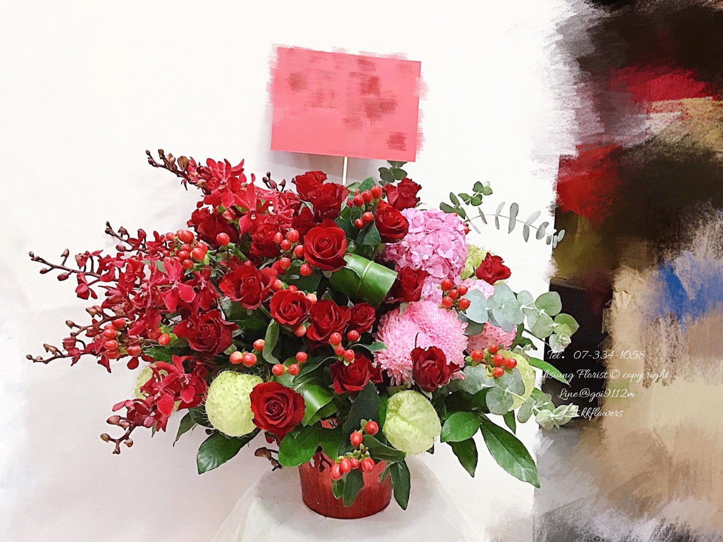 Flower Arrangement - Festive Bloomscape