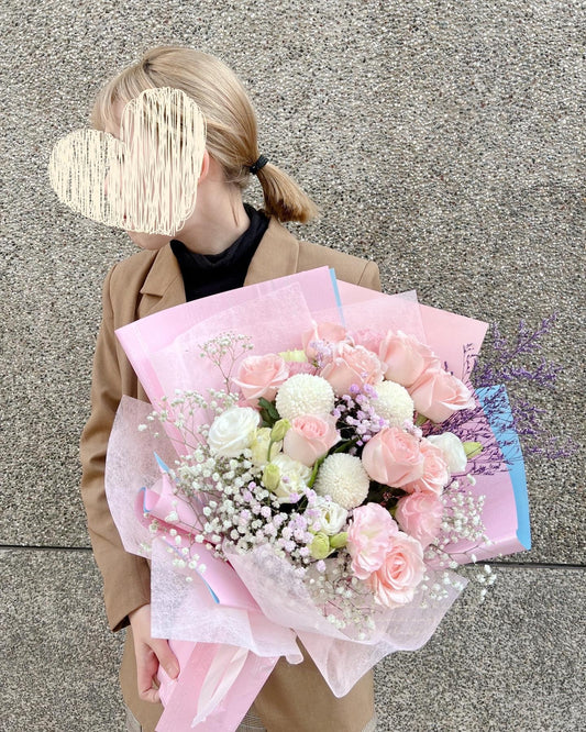 Roses bouquet - Blush Dawn