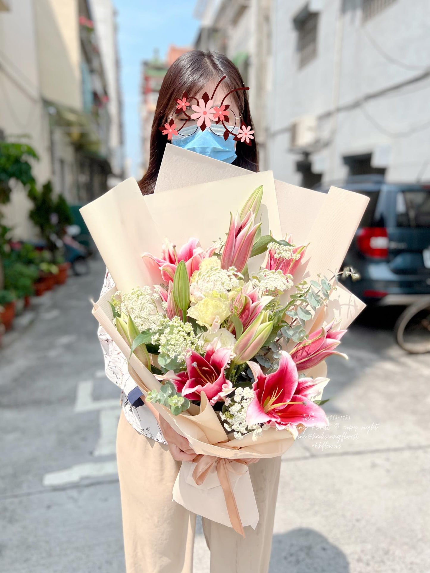 Lily bouquet - Radiant Symphony