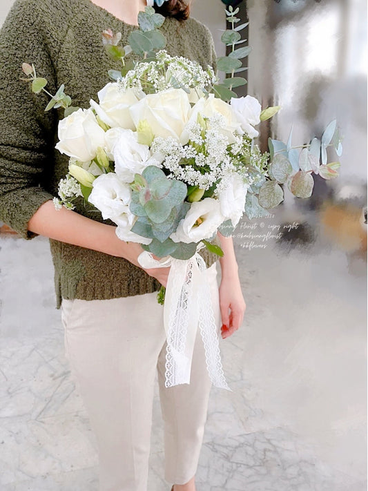 Bridal Bouquet – White Romantic Vows