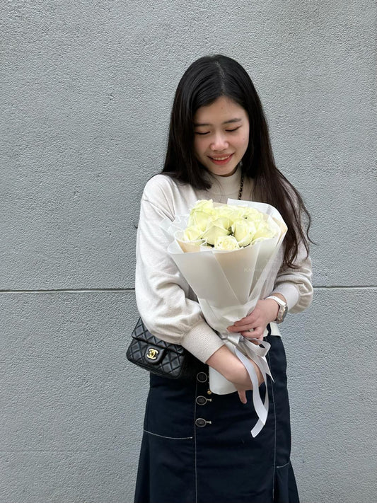 11朵玫瑰 - 一心一白