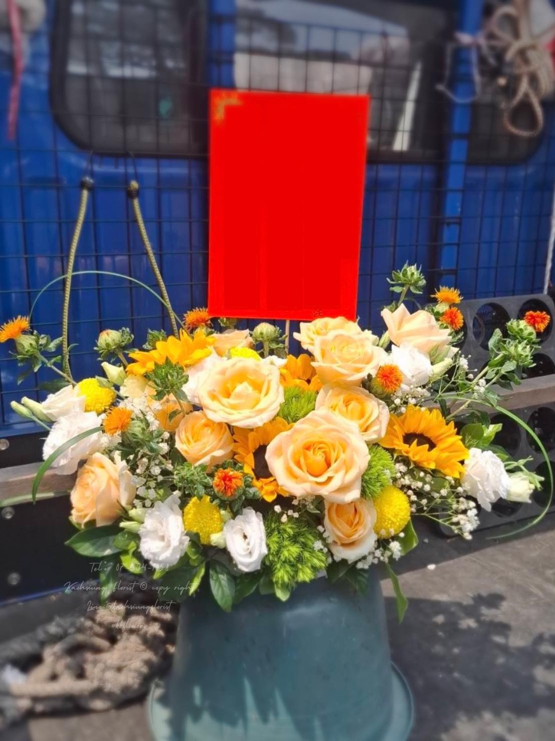Flower Arrangement - Dance of Joyful Flowers