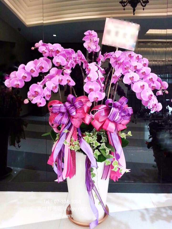 Orchid – 8 (Floor Standing, Light Pink)