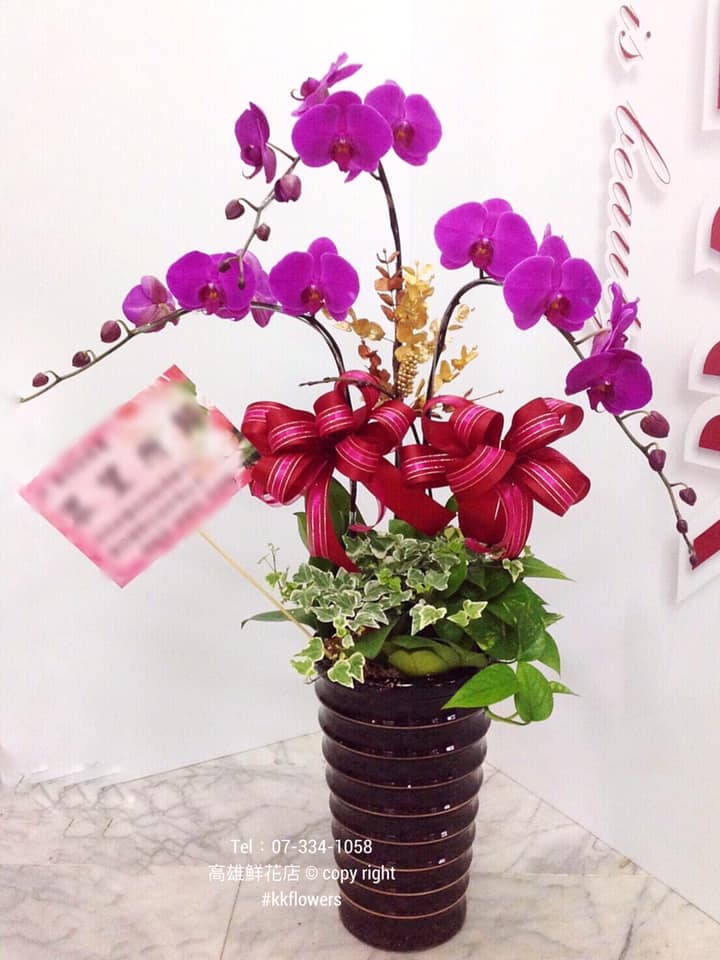 Orchid – 3 (Floor Standing, Pink)