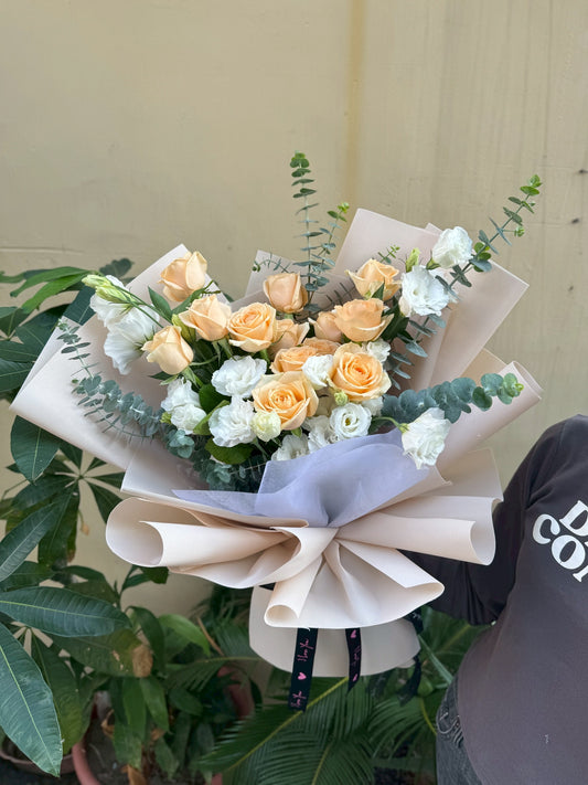 13朵玫瑰 - 晚霞柔光