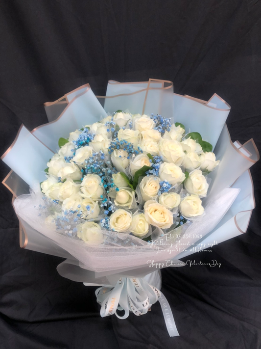 Roses bouquet - Crystal Bloomscape