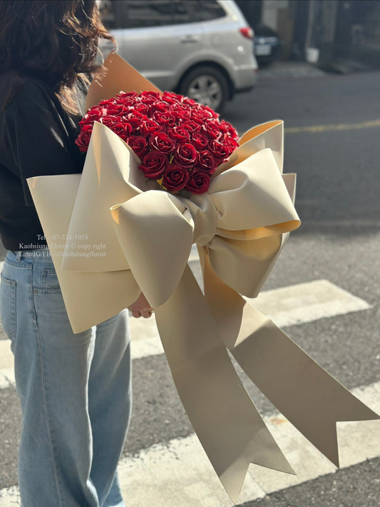 【不凋花】巨大蝴蝶結花束