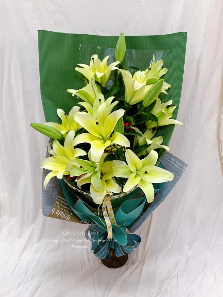 百合花束 - 陽光恩典