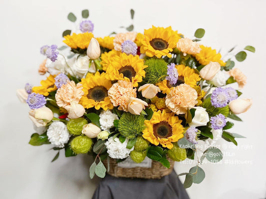 盆花 - 橙光綻放