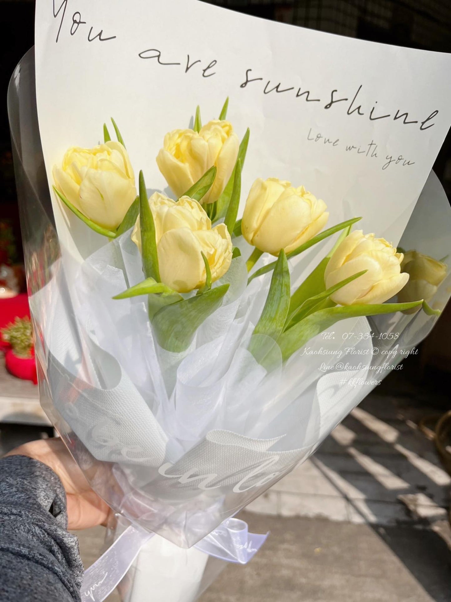 客製化花禮訂購 - 鬱金香花束