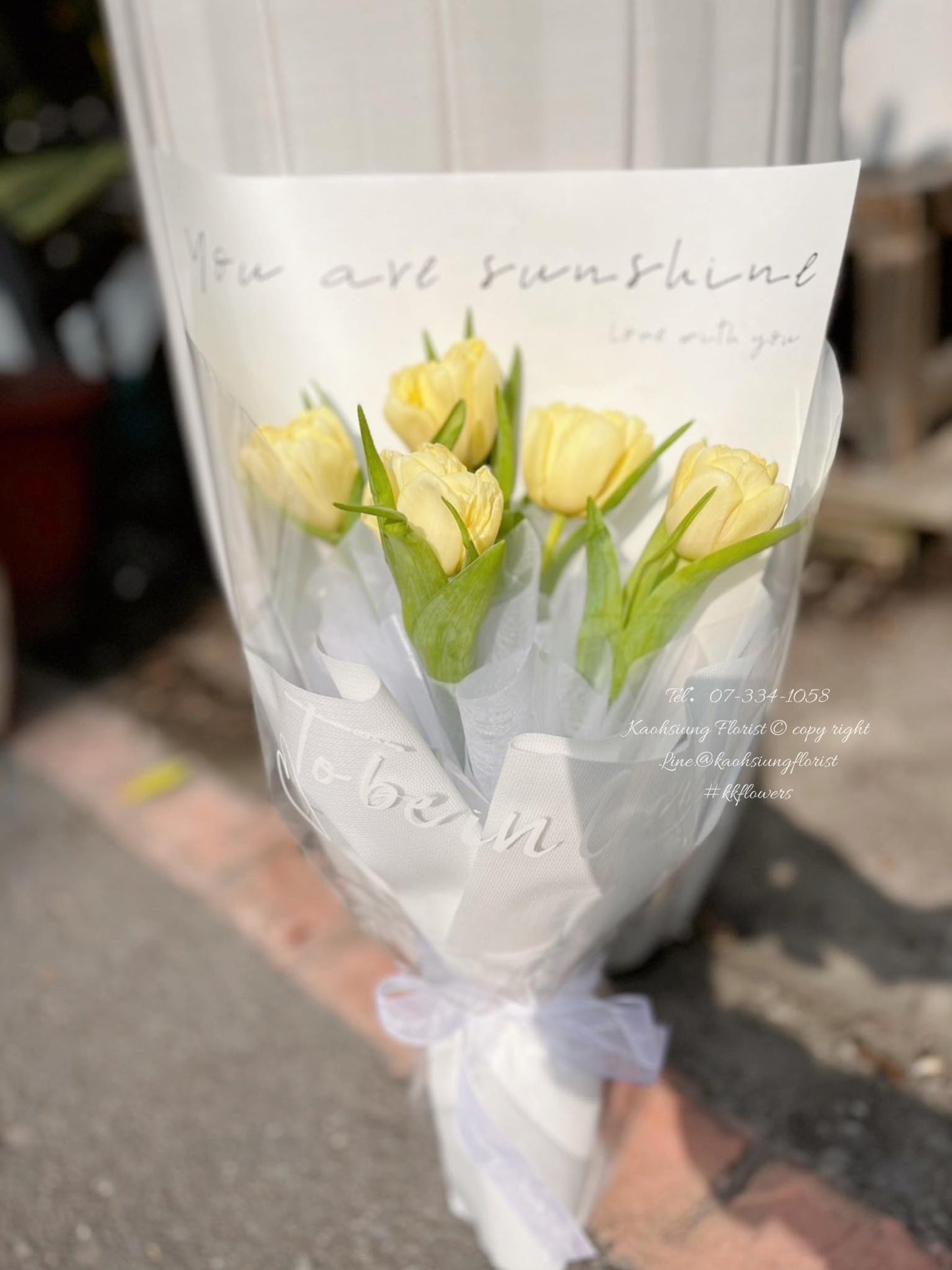 客製化花禮訂購 - 鬱金香花束