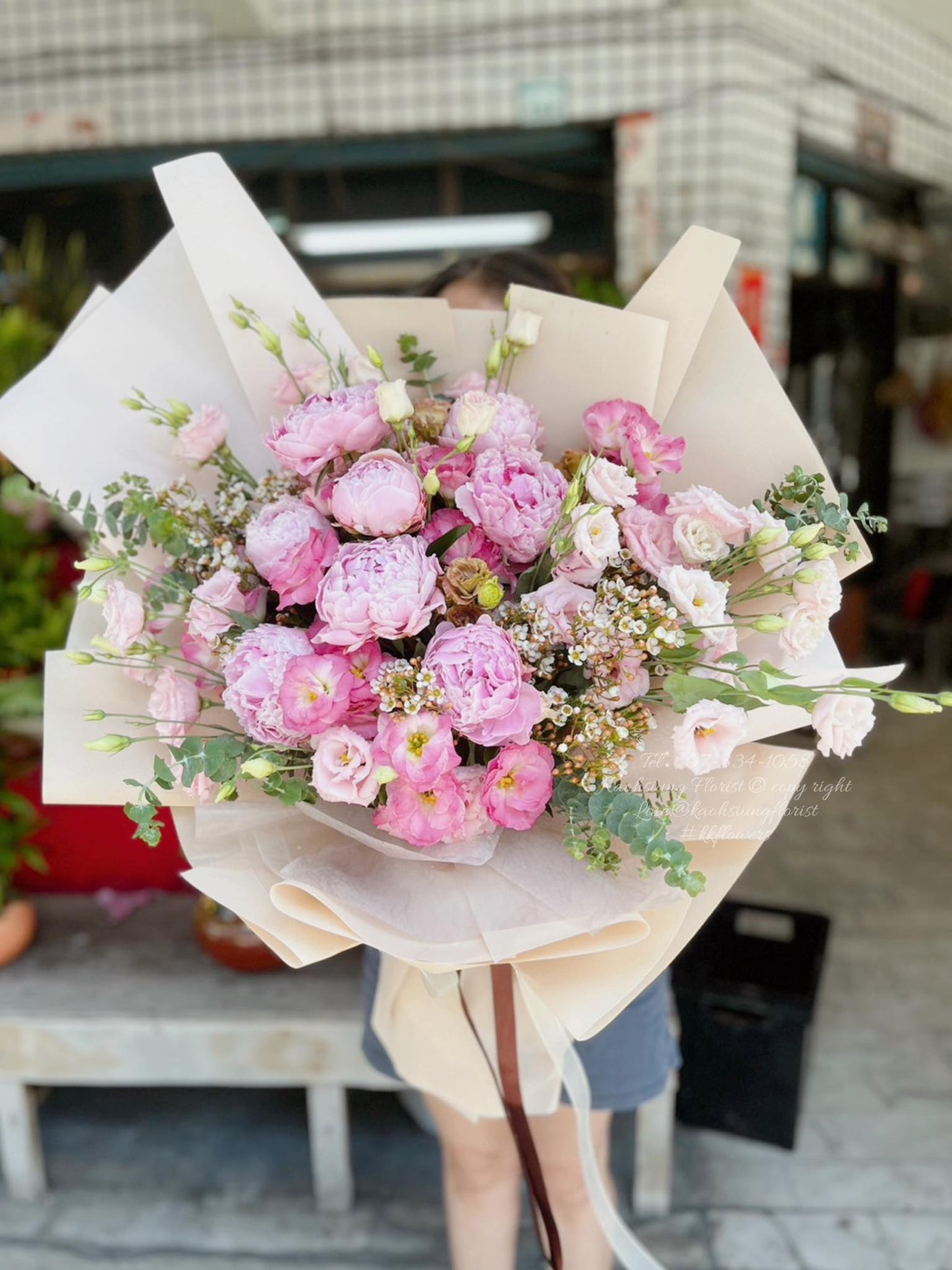 客製化花禮訂購 - 牡丹花束