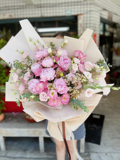 客製化花禮訂購 - 牡丹花束