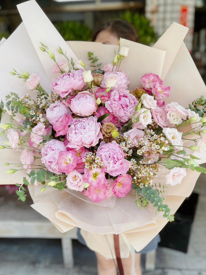 客製化花禮訂購 - 牡丹花束