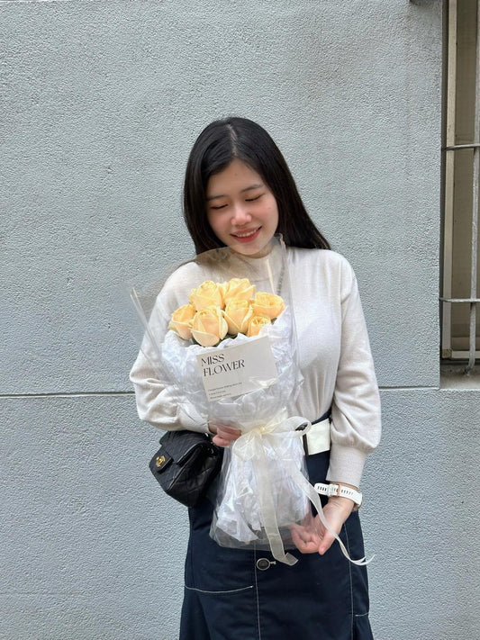 Roses bouquet - Ambré