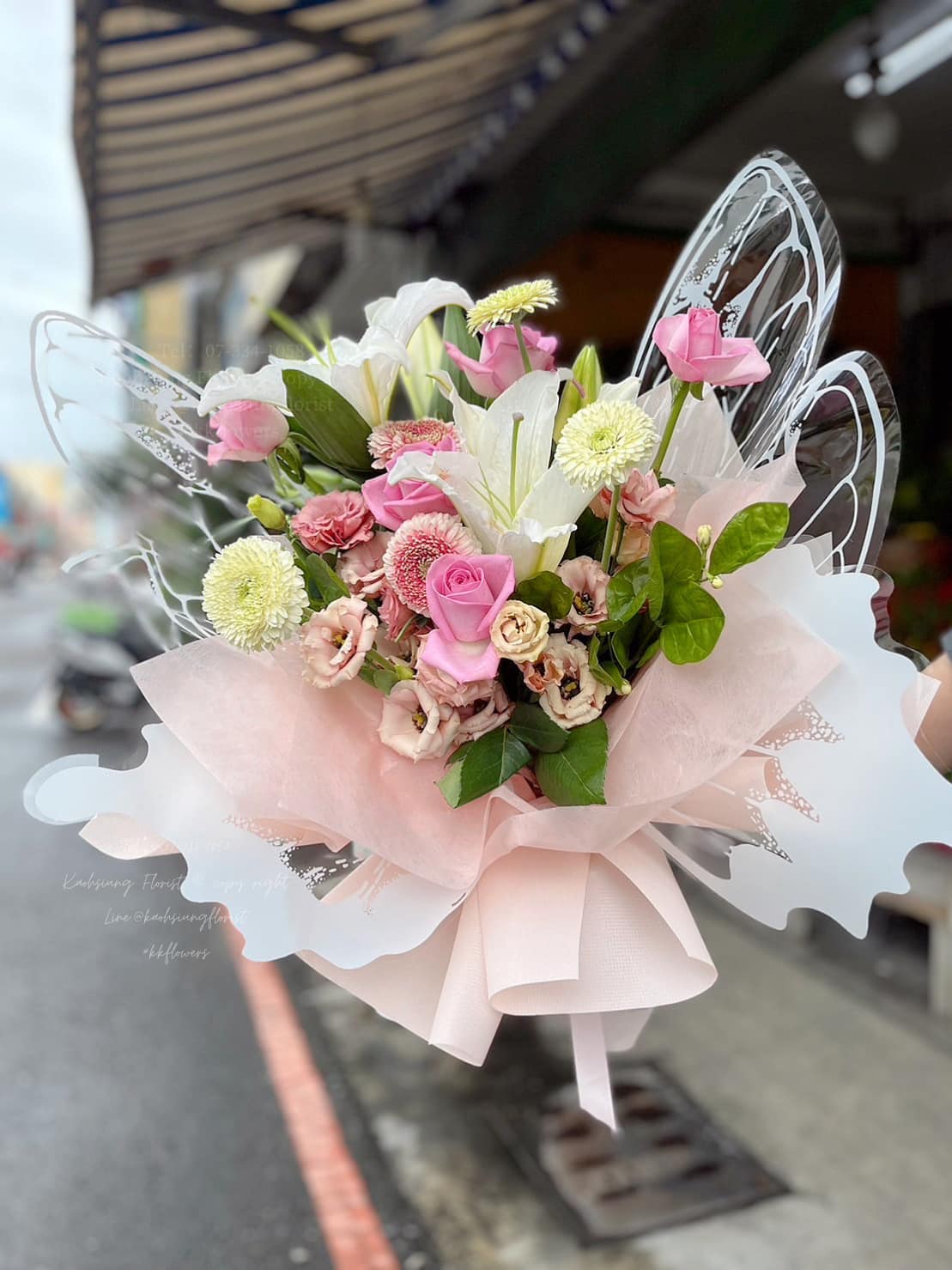 客製化花禮訂購 - 蝴蝶花束