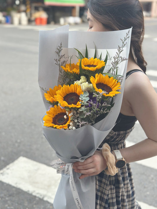 向日葵花束 - 祝福