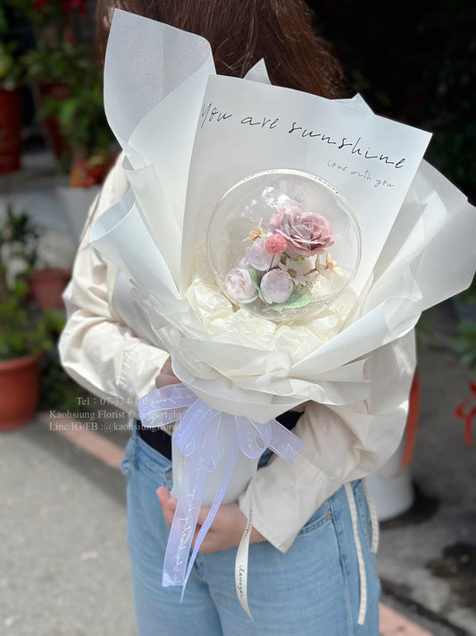 【不凋花】泡泡球花束