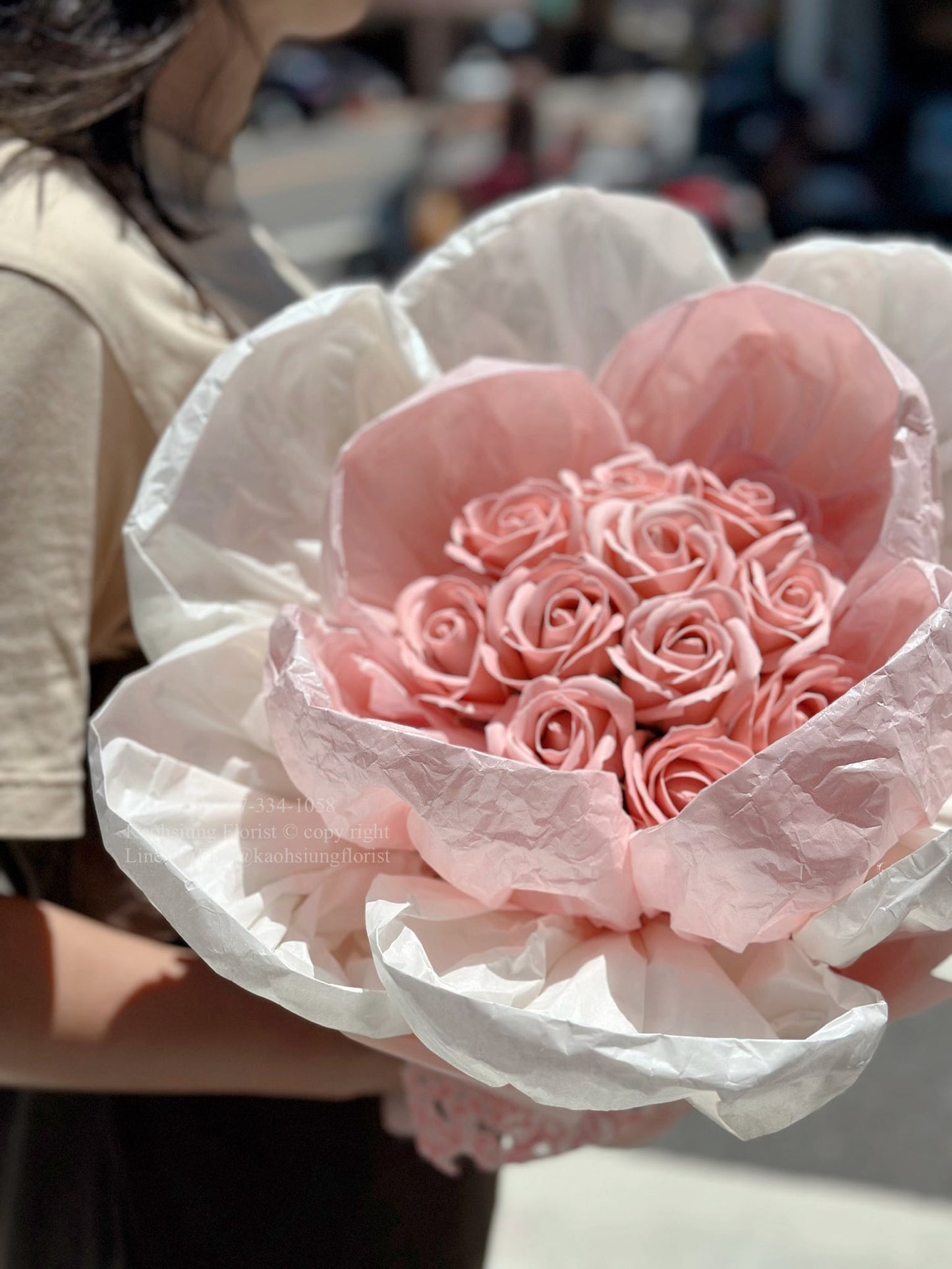 【不凋花】大花辦花束