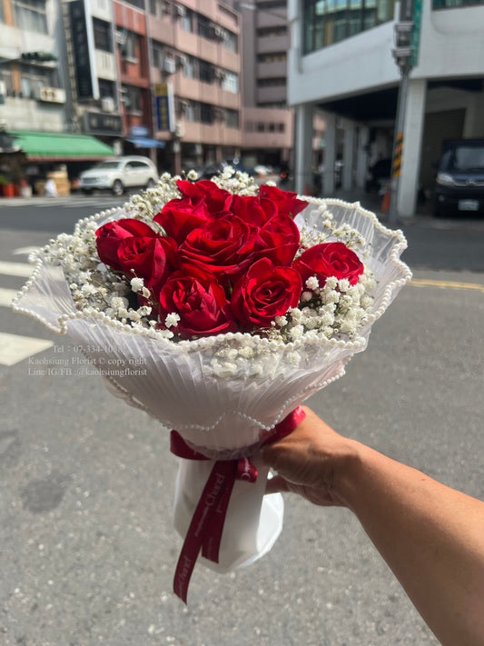 Roses bouquet - Affection in a Veil