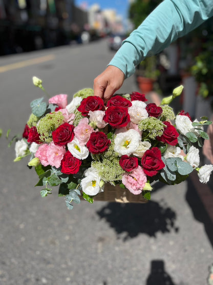 Potted Arrangement – Laughter Among Blossoms