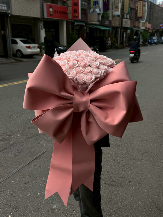 【不凋花】巨大蝴蝶結花束