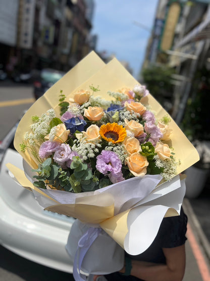 玫瑰花束 - 當春日來敲門