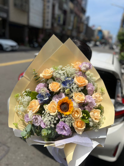 玫瑰花束 - 當春日來敲門