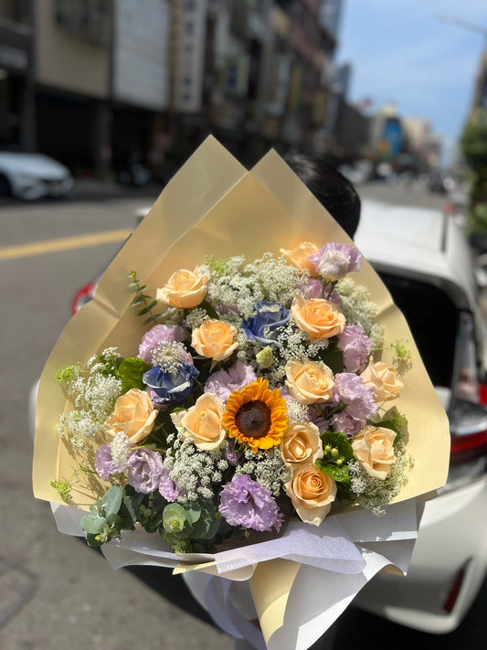 玫瑰花束 - 當春日來敲門