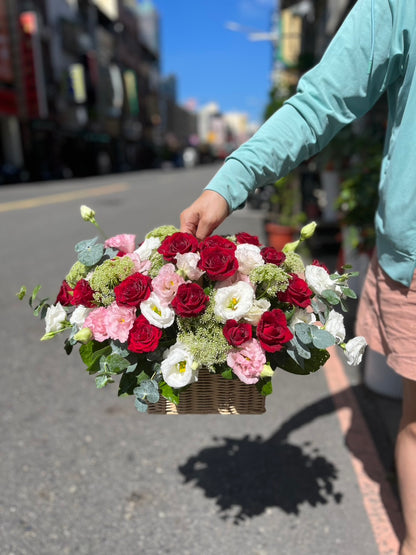 Potted Arrangement – Laughter Among Blossoms