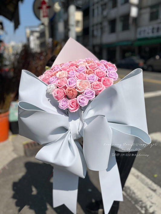 【不凋花】巨大蝴蝶結花束