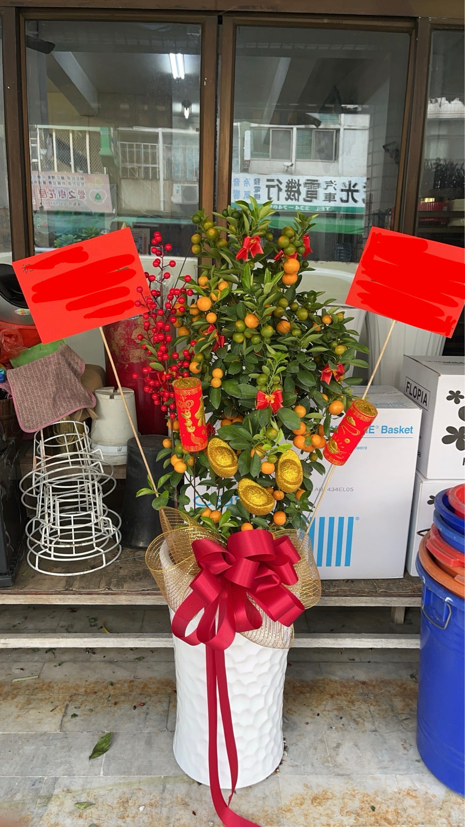 Standing Kumquat Tree – Golden Fortune & Blessings