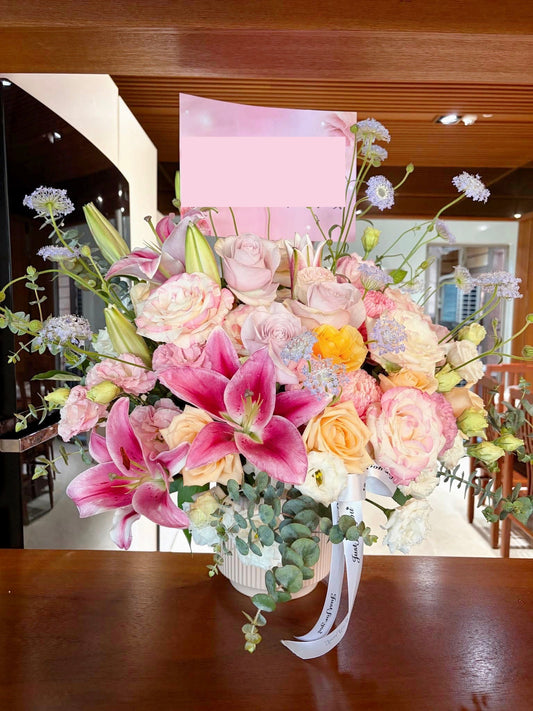 Flower Arrangement - Blush Symphony