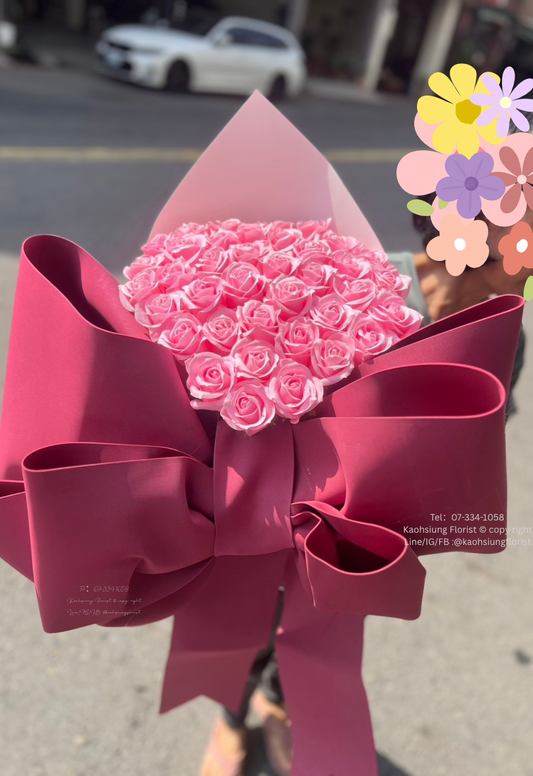 【不凋花】巨大蝴蝶結花束