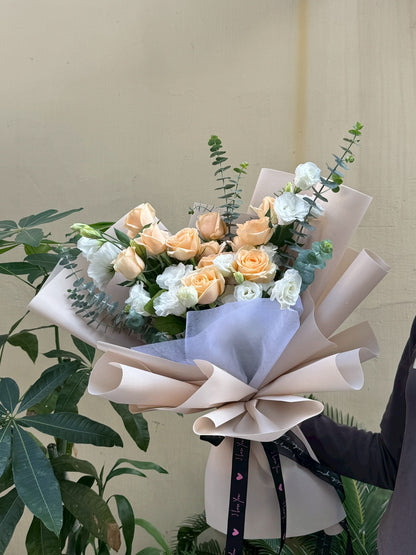 13朵玫瑰 - 晚霞柔光