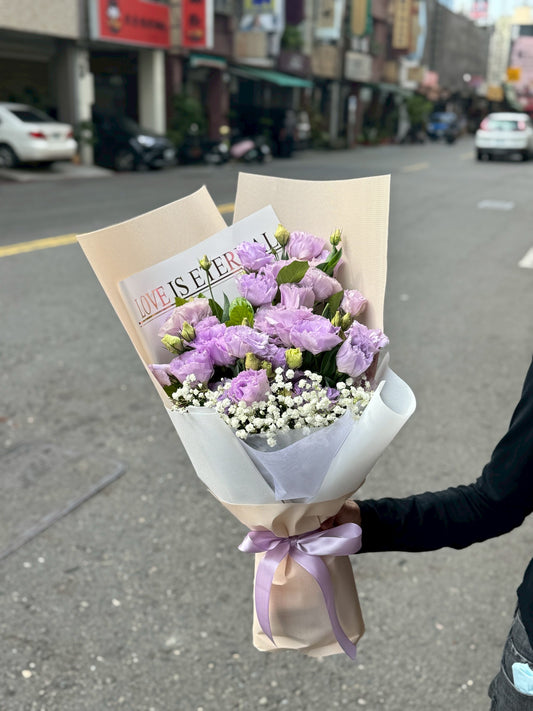 桔梗花束 - 紫色小花束