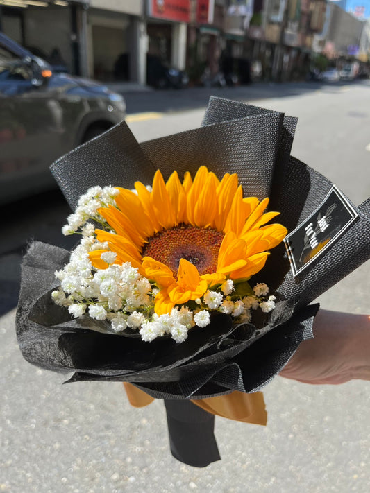 向日葵花束 - 一個笑容