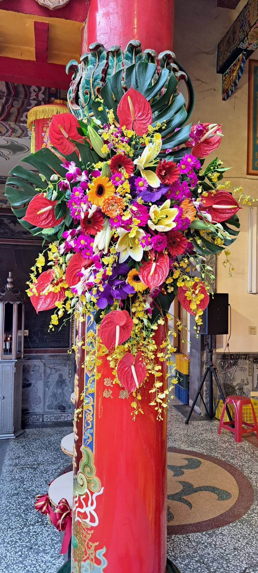 客製化花禮訂購 - 寺廟佈置