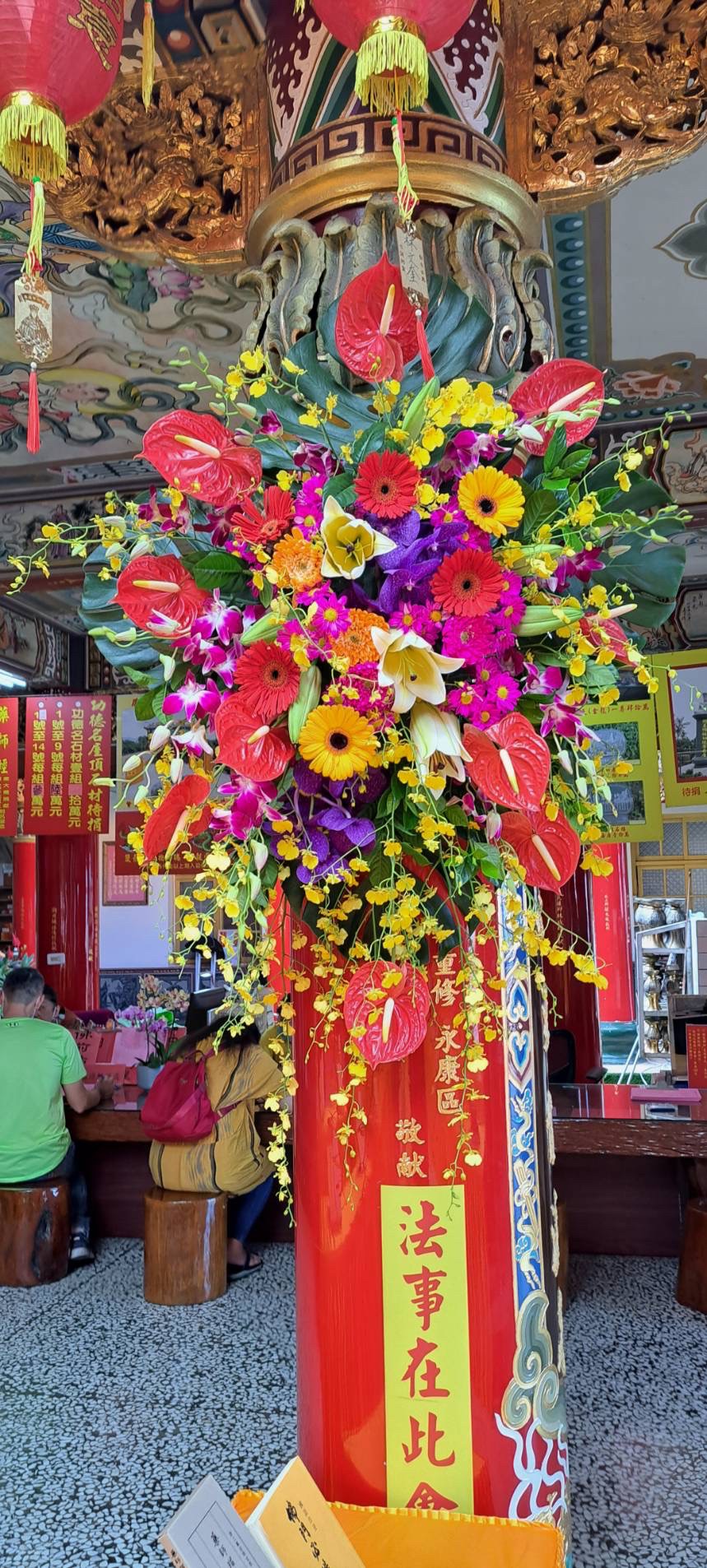 客製化花禮訂購 - 寺廟佈置