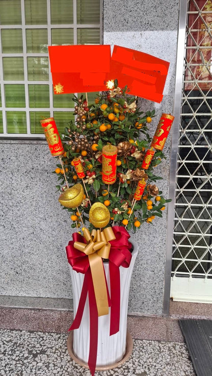 Standing Kumquat Tree – Golden Fortune & Blessings