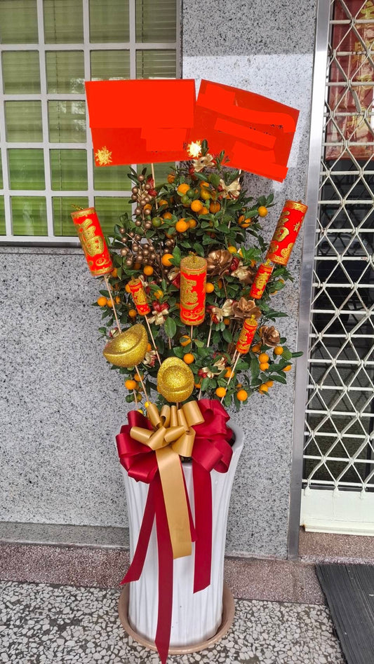 Standing Kumquat Tree – Golden Fortune & Blessings