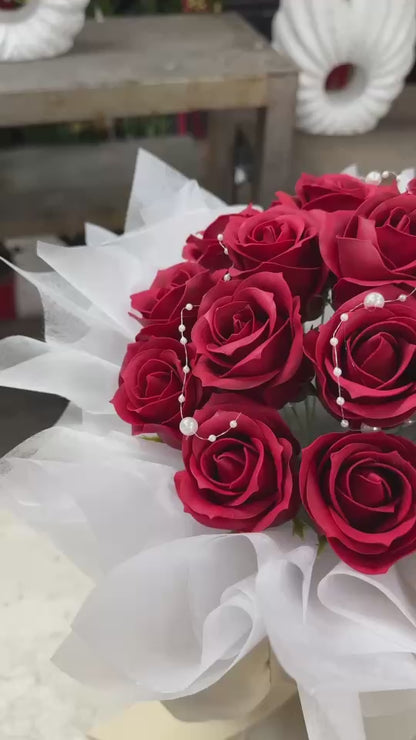 [Eternal flower] Red and White